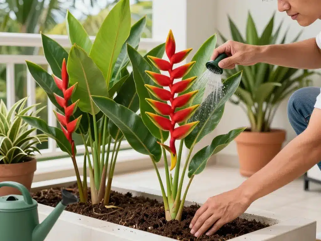 heliconiaceae conseils culture jardin entretien tropical