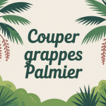 mon palmier fait des grappes faut il les couper palmier en fleurs et fruits