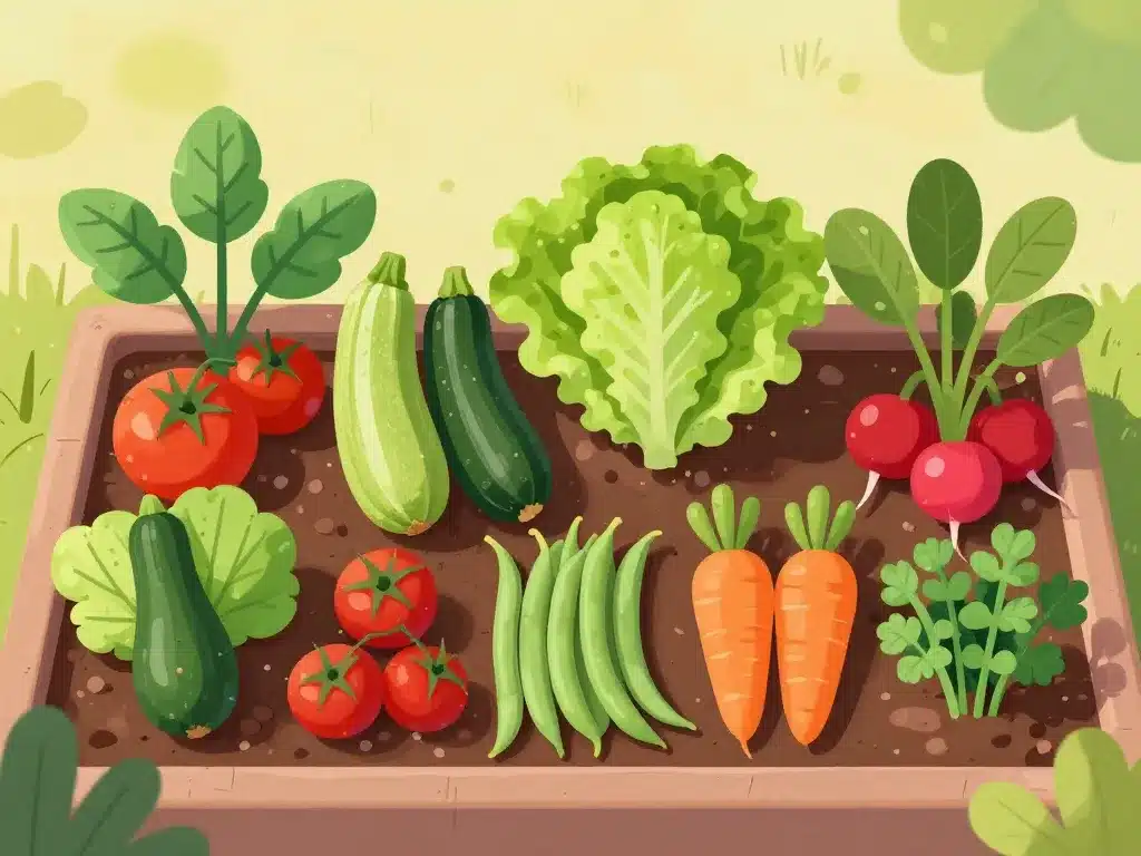 Plante potagère top 7 légumes ensemble dans le potager