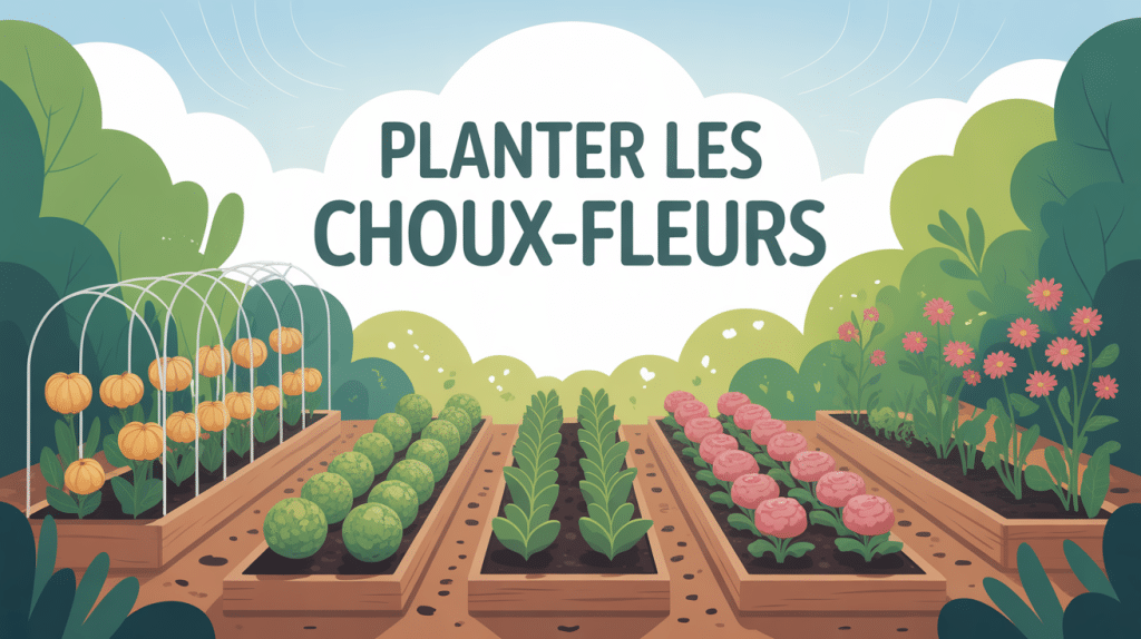 Guide illustré pour quand planter les choux fleurs