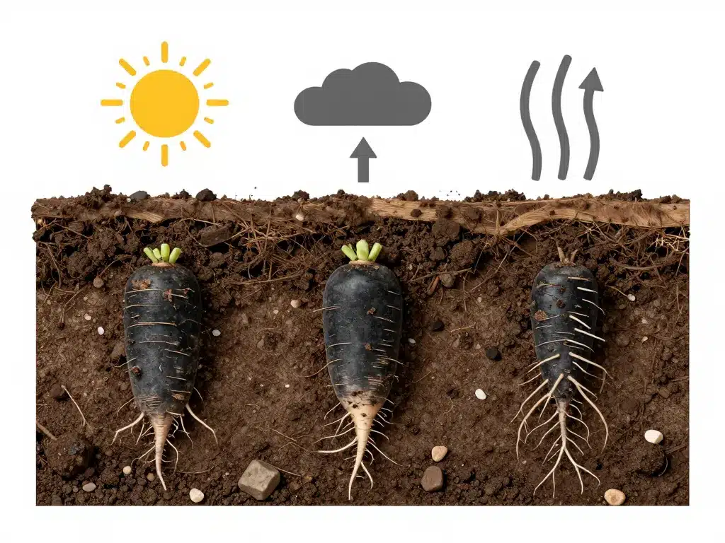 Quelles conditions sol et exposition quand semer les radis noir