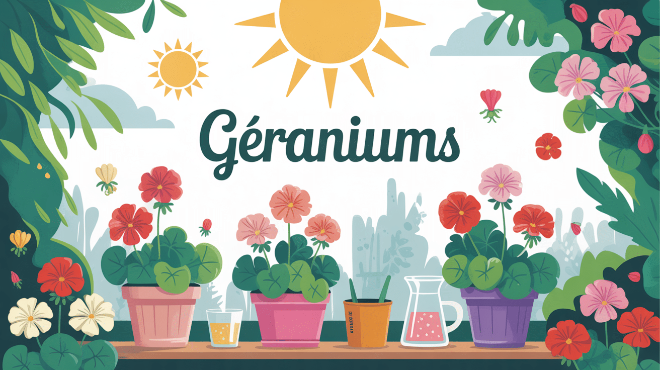 Recette de grand-mère pour avoir de beaux géraniums en pot sur balcon plein de fleurs