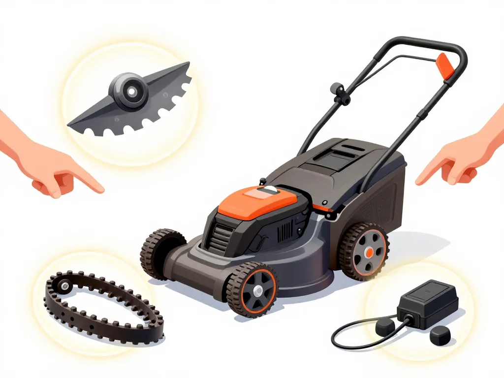 Schéma éclaté pièces détachées tondeuse Wolf PBT 46