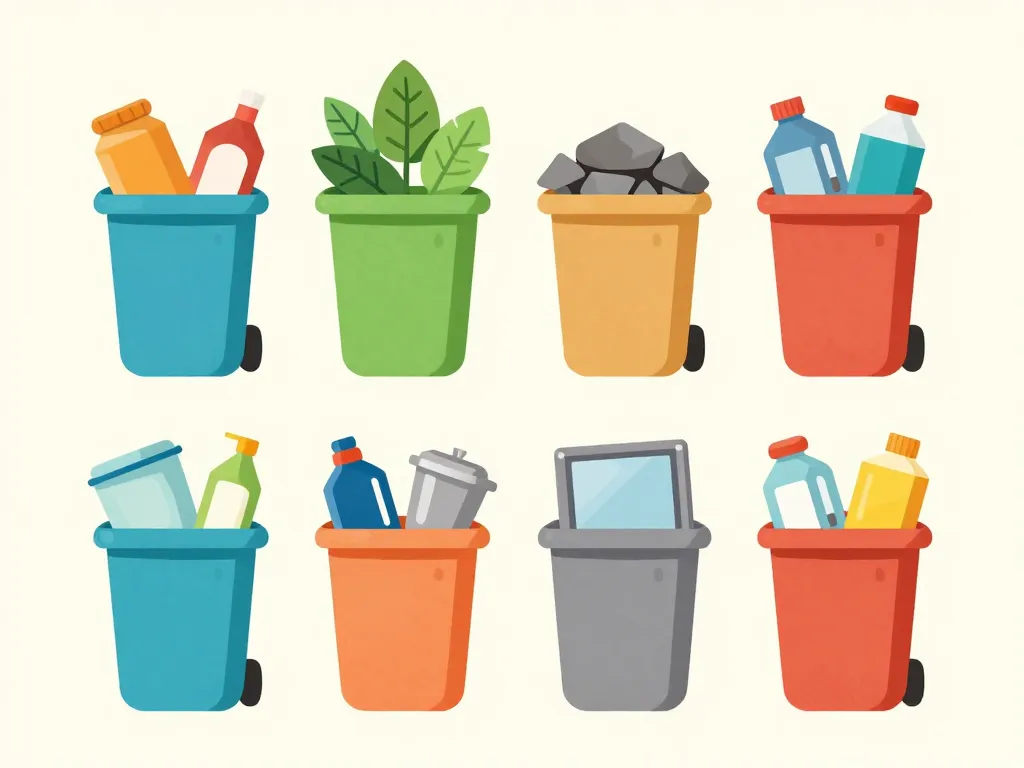 Schéma tri déchets déchetterie aspiran