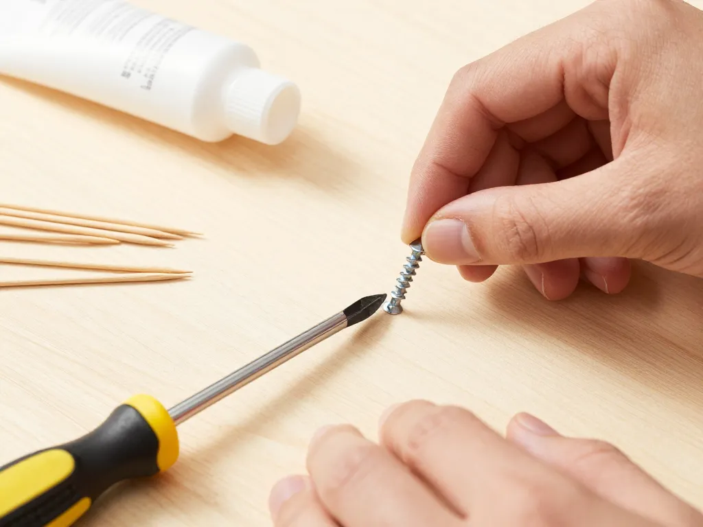 Réparer comment serrer une vis qui tourne dans le vide bois facilement