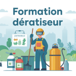 Illustration formation deratiseur en France professionnelle