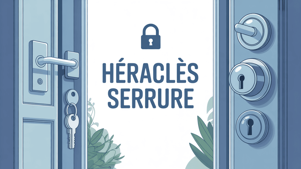 Illustration héraclès serrurier sécurité cylindre clés