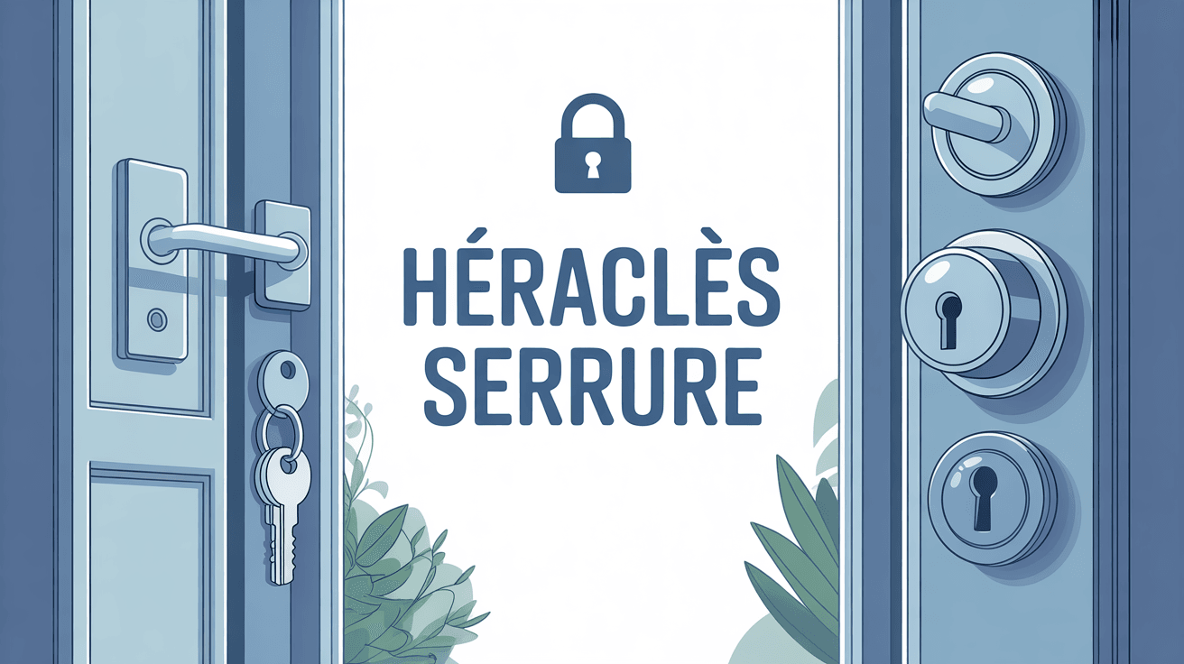 Illustration héraclès serrurier sécurité cylindre clés