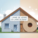 laine de verre ou laine de bois comparatif visuel