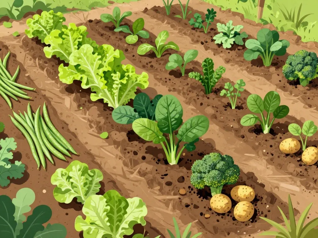 quels légumes planter après les pommes de terre illustration