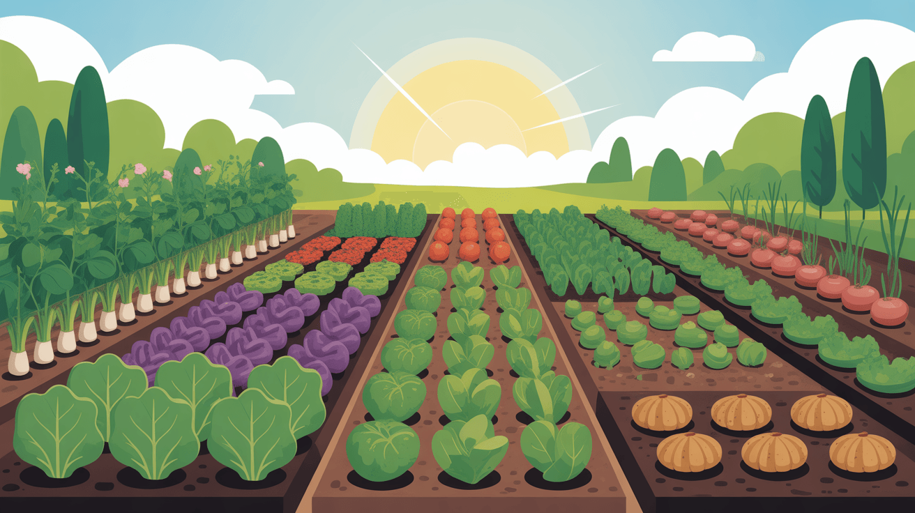 illustration que planter après les pommes de terre potager productif