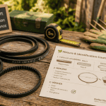 123courroie courroies transmission outils atelier