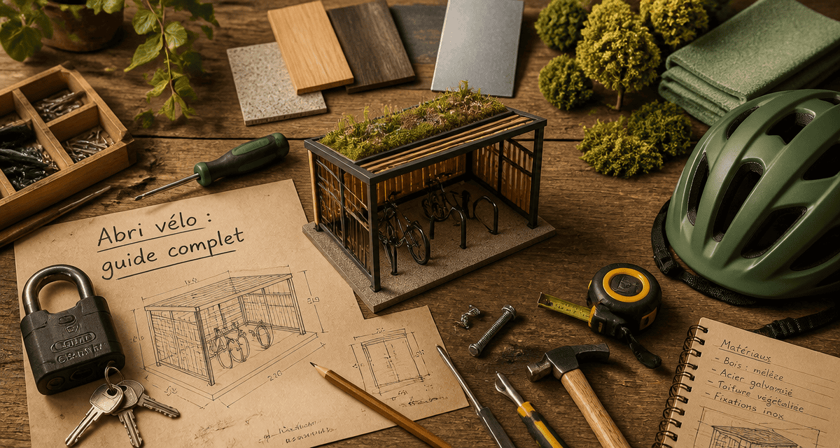 maquette abris velo outils materiaux