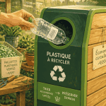 borne recyclage bouteille plastique recyclage