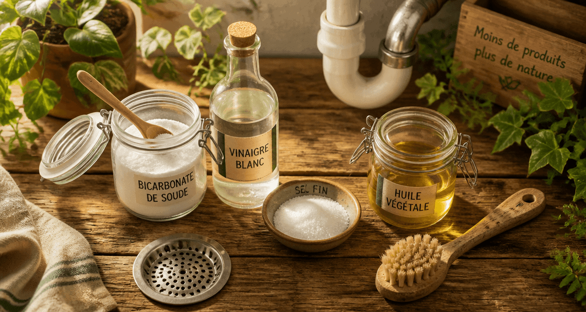 désodorisant canalisation produits naturels