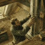 artisan installe conduit fumée dtu 24.1