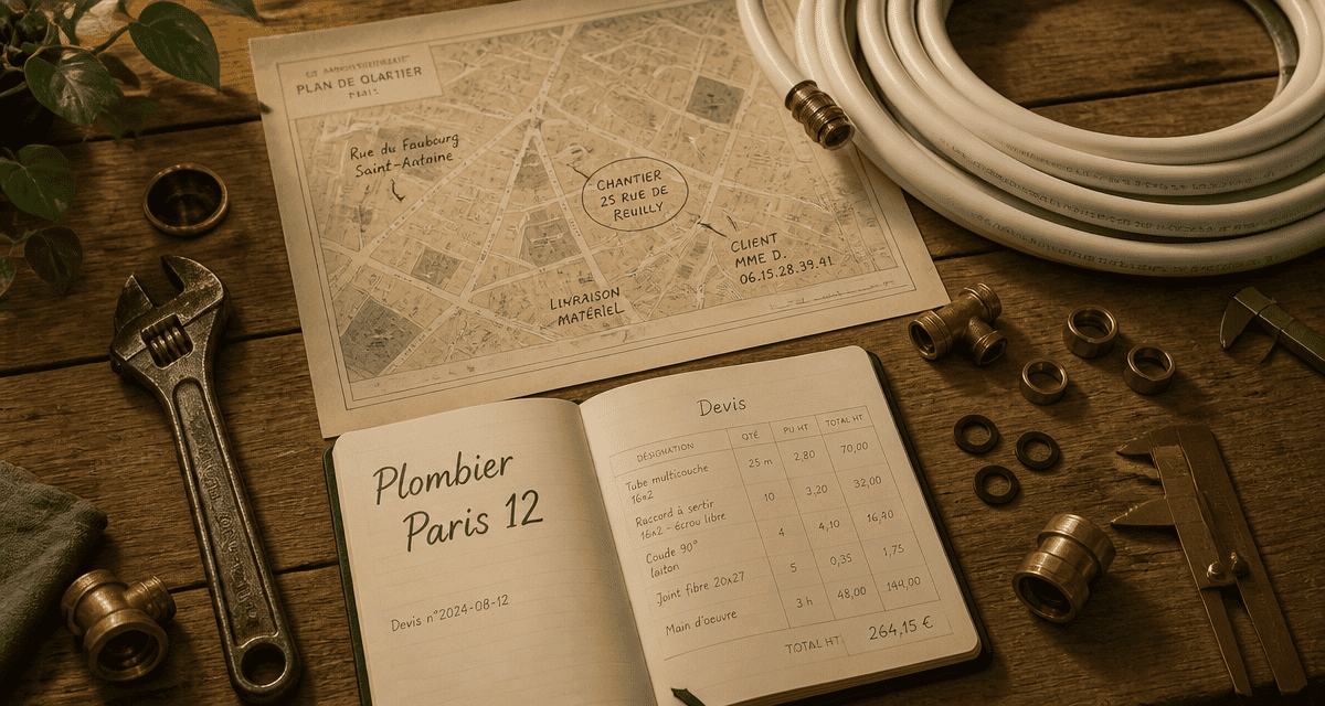 plombier paris 12 établi outils quartier
