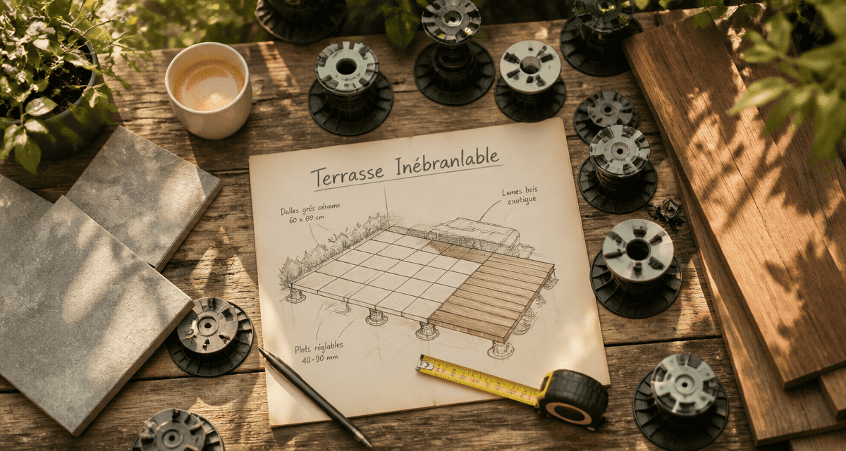 plots discount plots terrasse grès bois plan
