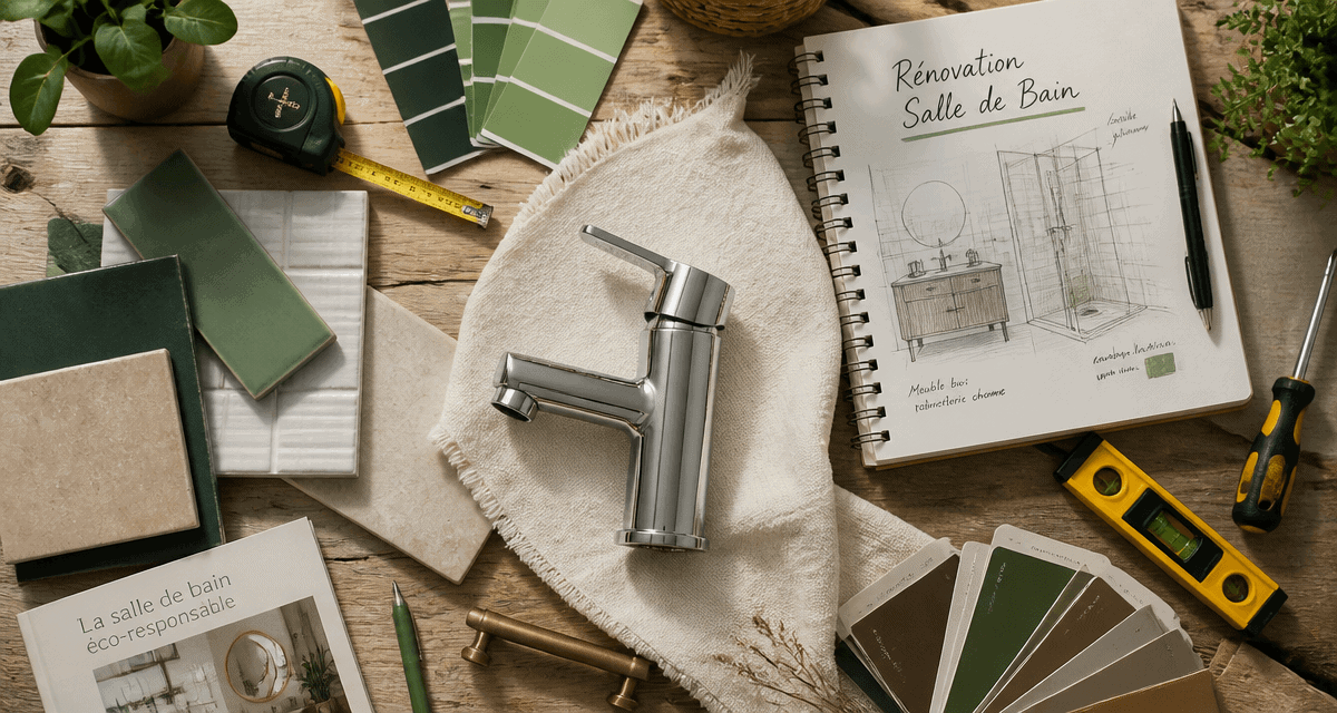 renover une salle de bain plan et outils