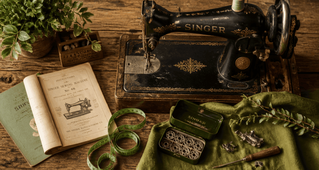 singer machine à coudre ancienne prix sur établi