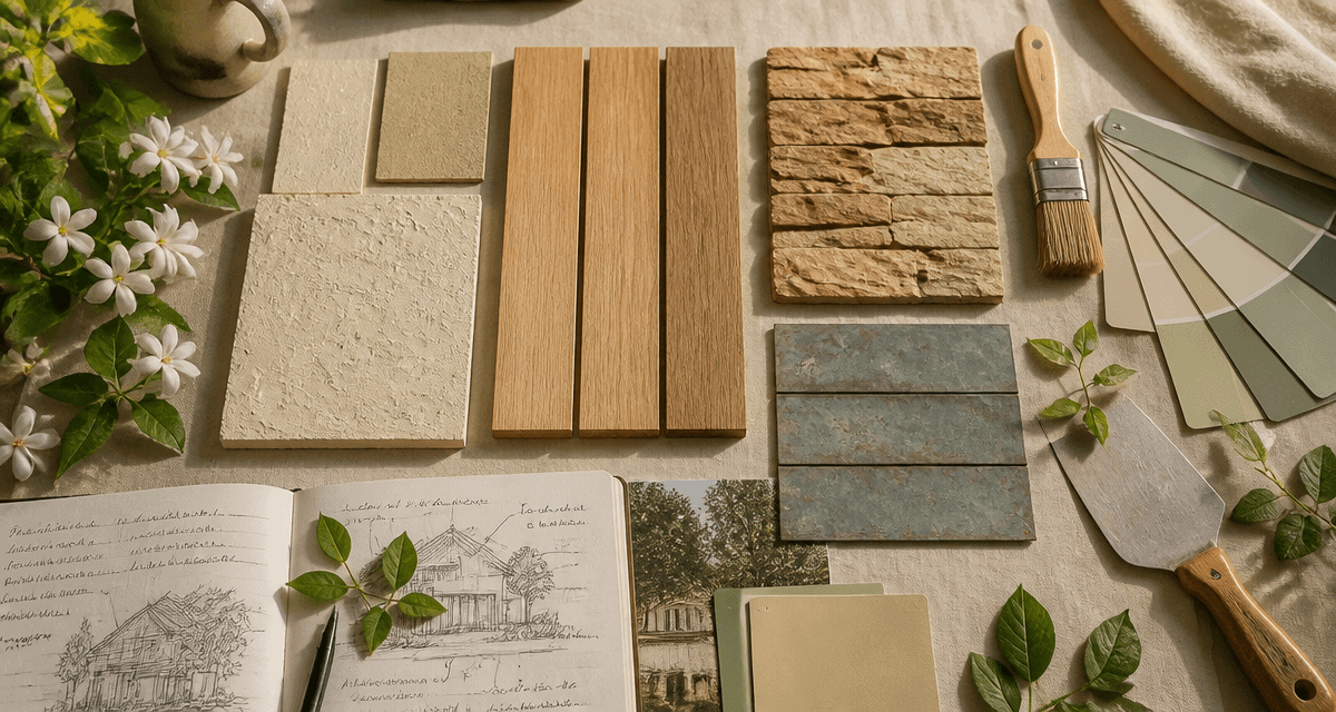 solutions rénover ou embellir façade échantillons matériaux