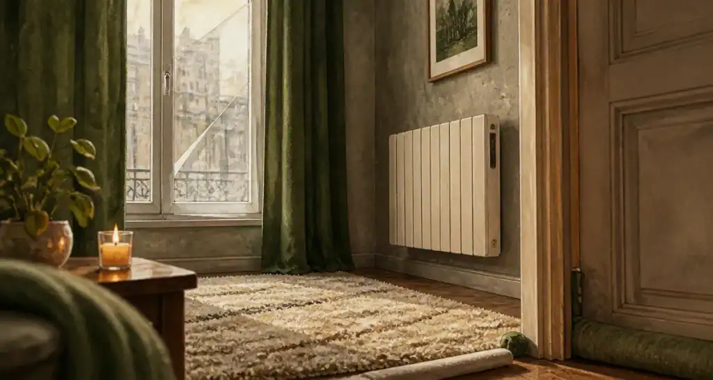 Comment chauffer un appartement mal isolé : radiateur, joints et isolation froid du mur