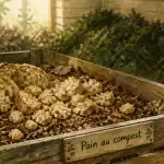 Pain composteur : pain rassis au composteur pour décomposition