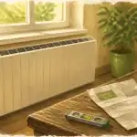 Radiateur à inertie comparatif : chauffage durable et économique sous fenêtre