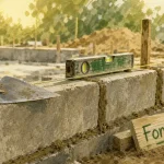 Monter un mur en parpaing : fondations solides, quinconce et risques de fissures