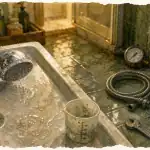 Pas de pression douche : manomètre, calcaire et vannes à vérifier