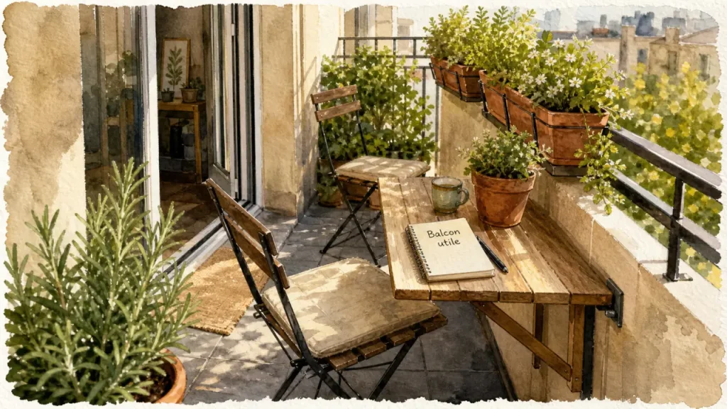Petit balcon ou grand balcon : comment l’aménager sans l’encombrer