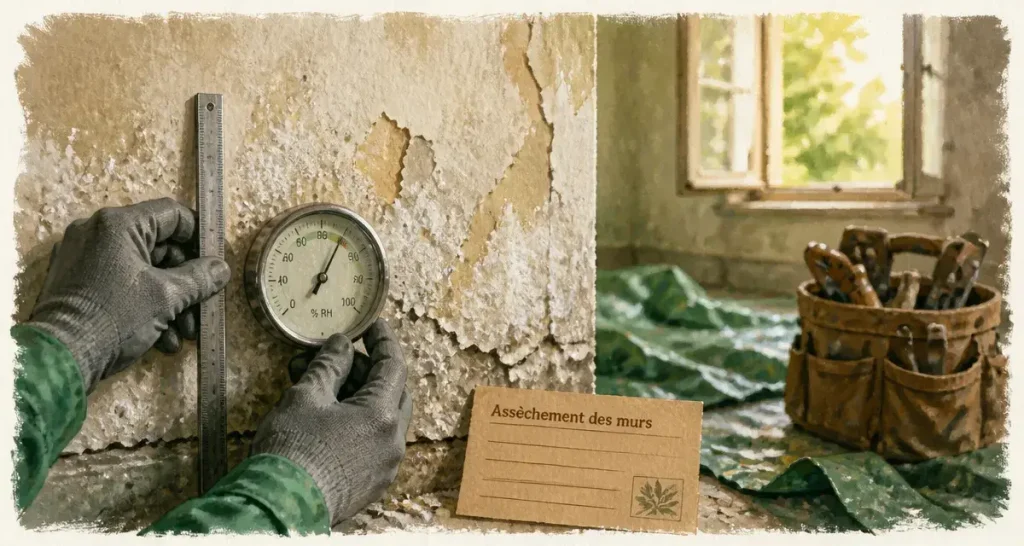 Assèchement des murs : pourquoi vos travaux de rénovation échouent systématiquement
