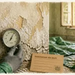 Assèchement des murs : mur fissuré et salpêtre, traces d’humidité