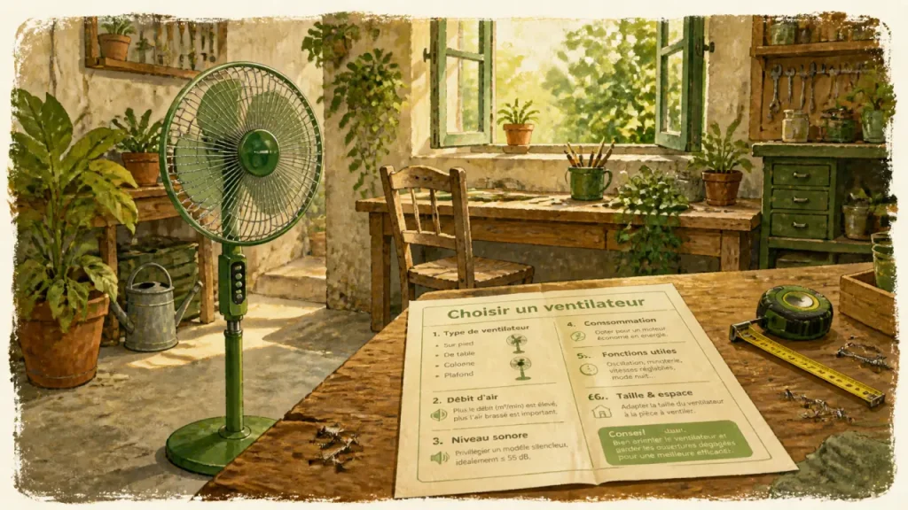 Dormir, travailler ou rafraîchir une grande pièce : quel ventilateur choisir ?