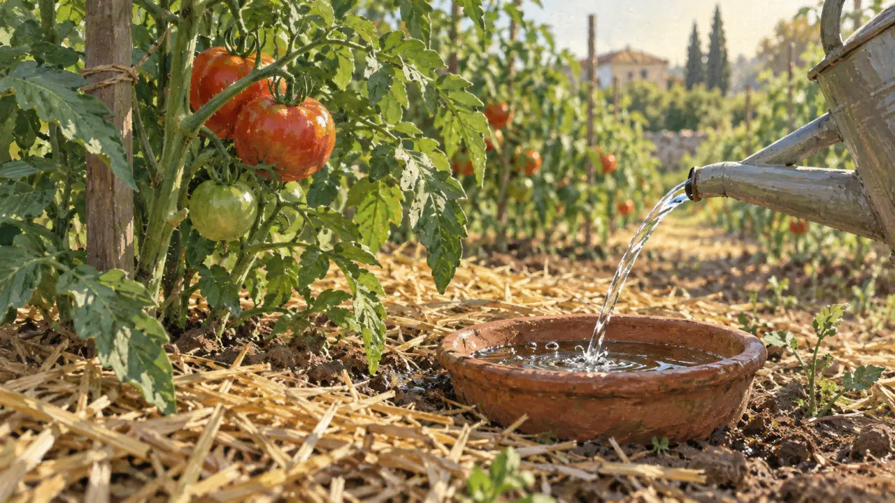 Quand arroser les tomates : matin ou soir, arroser au pied des plants
