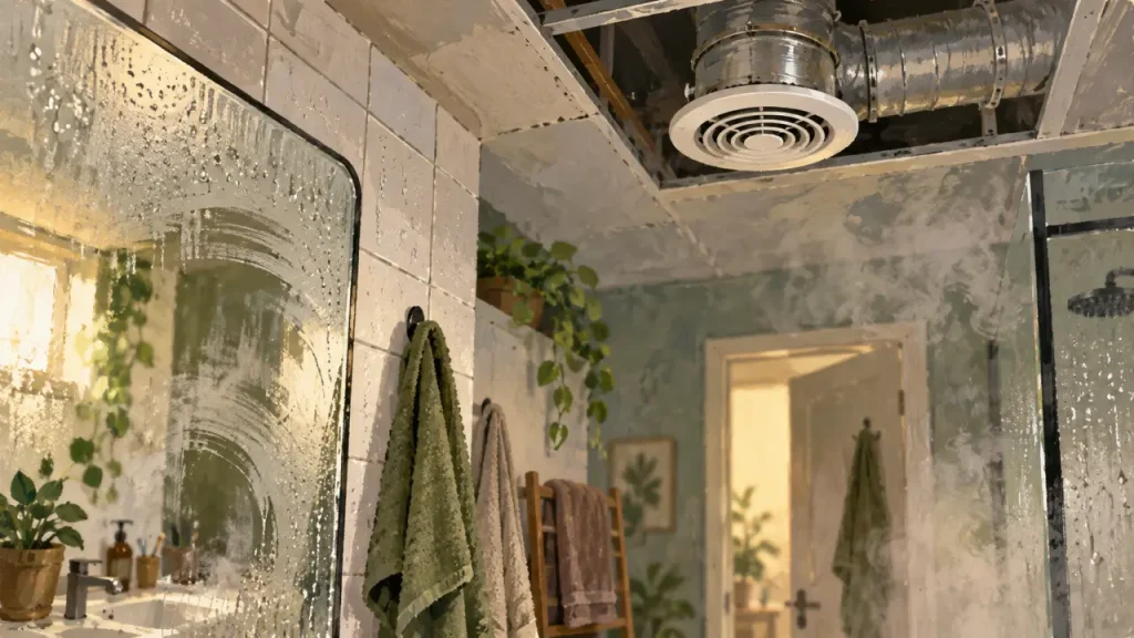 VMC salle de bain : l’emplacement qui limite vraiment l’humidité
