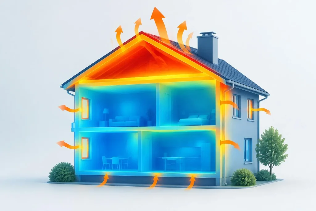 Isolation thermique : la toiture capte 25 à 30 % des pertes, voici par où commencer