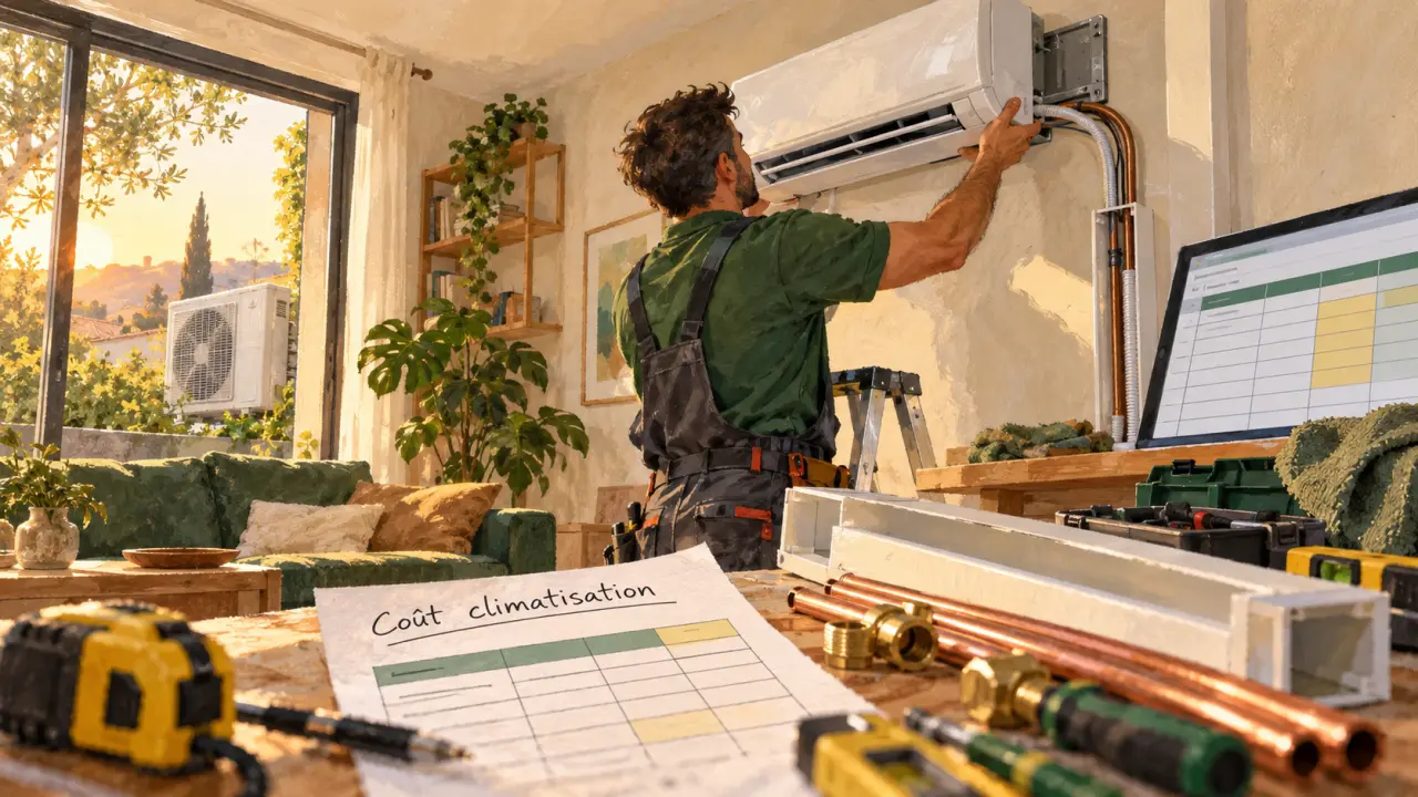 Prix installation climatisation : coût 150 € à 18 000 €